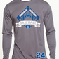 Baseball Men's Solid Color Performance Long Sleeve Tee