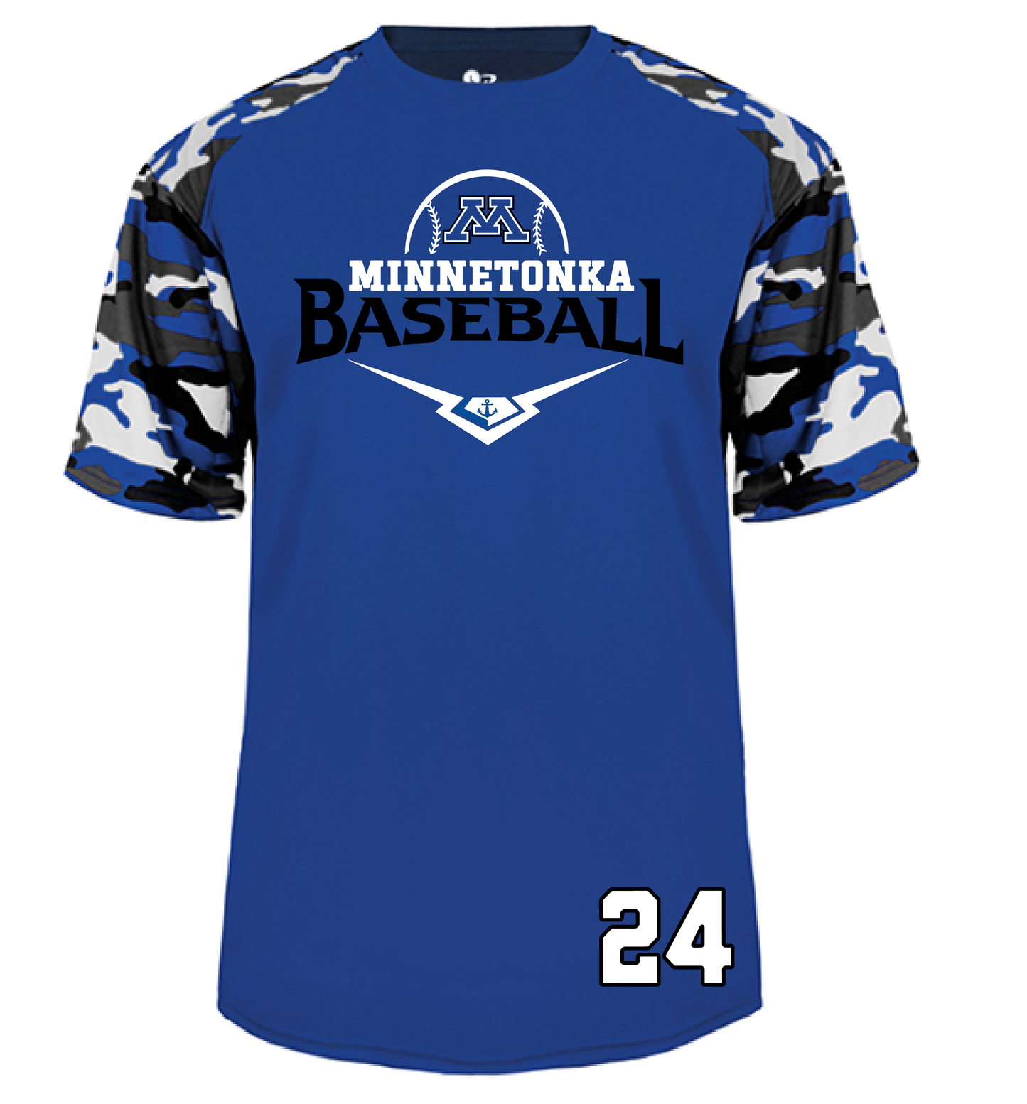 Baseball Men's Camo Sleeve Tee