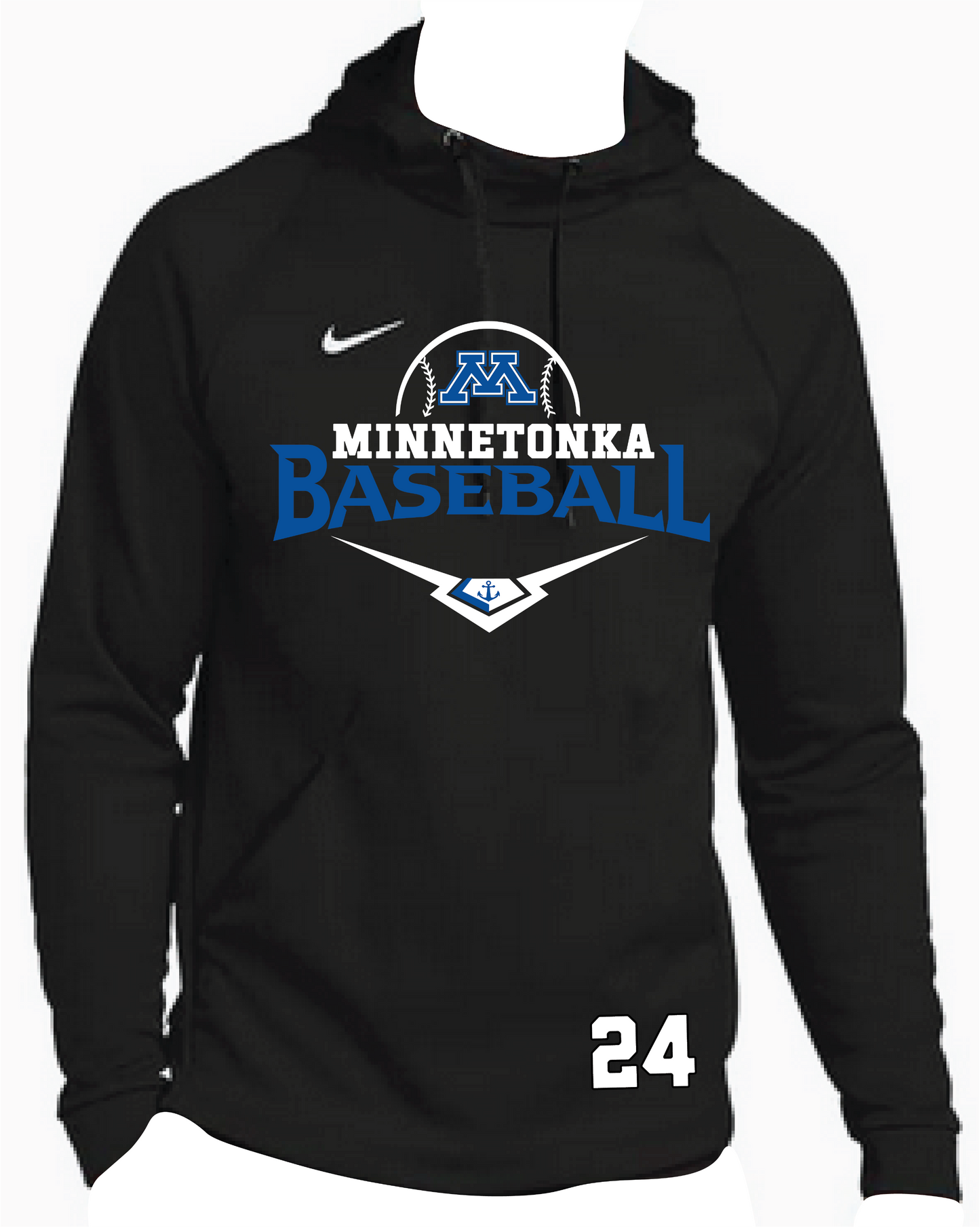 Baseball Men's Nike Therma Pullover Hoodie