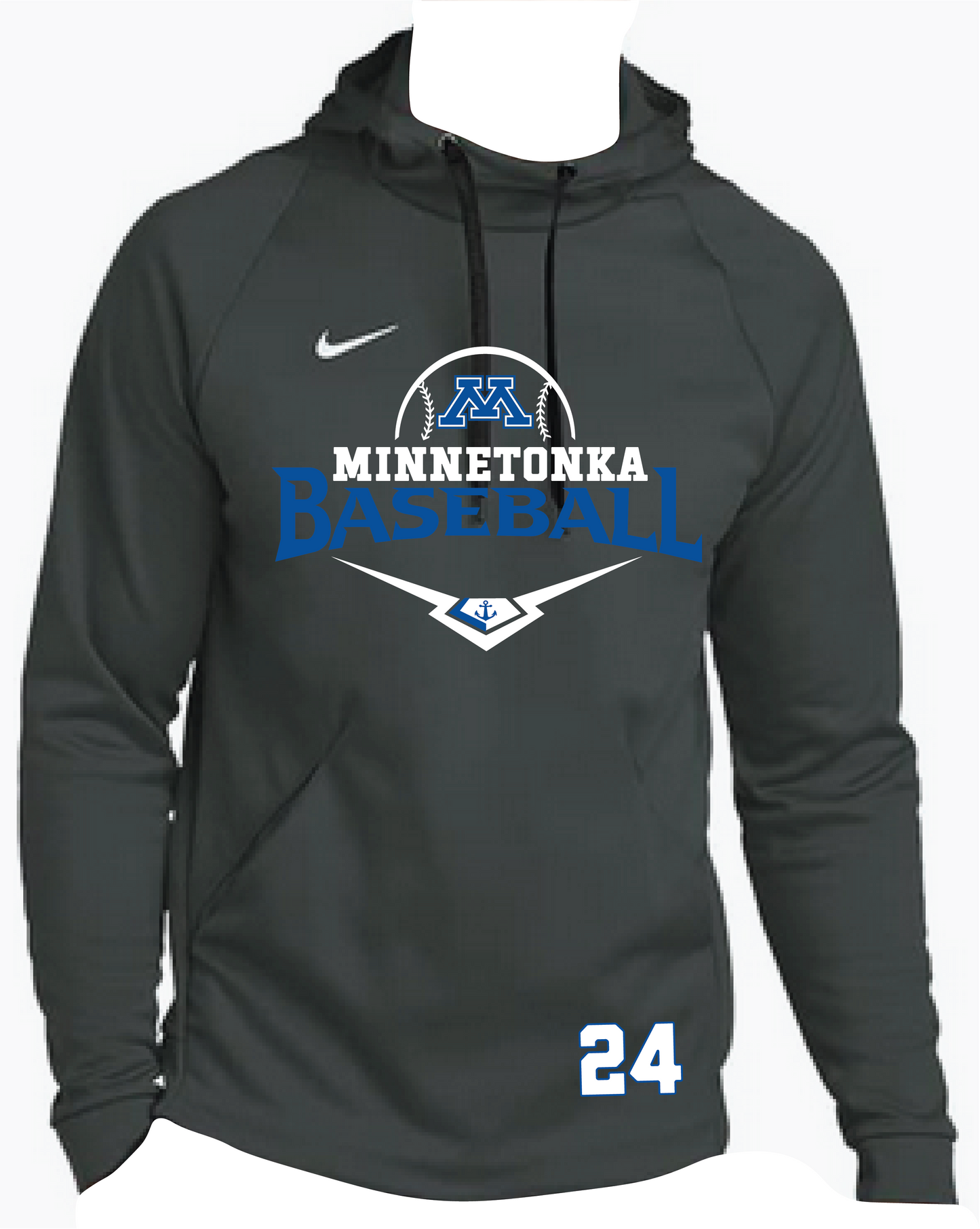 Baseball Men's Nike Therma Pullover Hoodie