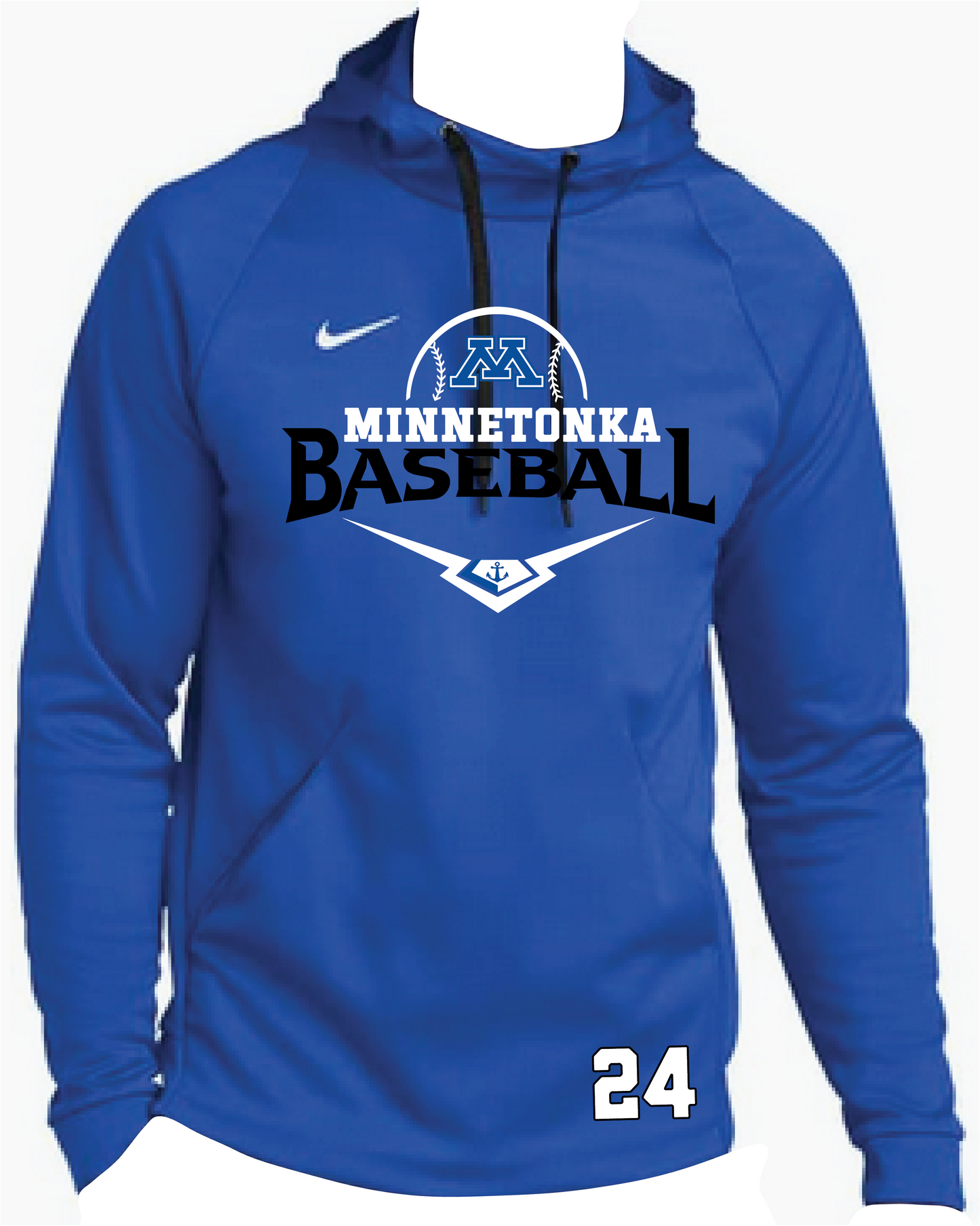 Baseball Men's Nike Therma Pullover Hoodie