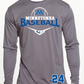 Baseball Men's Solid Color Performance Long Sleeve Tee