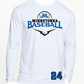 Baseball Men's Solid Color Performance Long Sleeve Tee