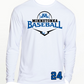 Baseball Youth Solid Color Performance Long Sleeve Tee