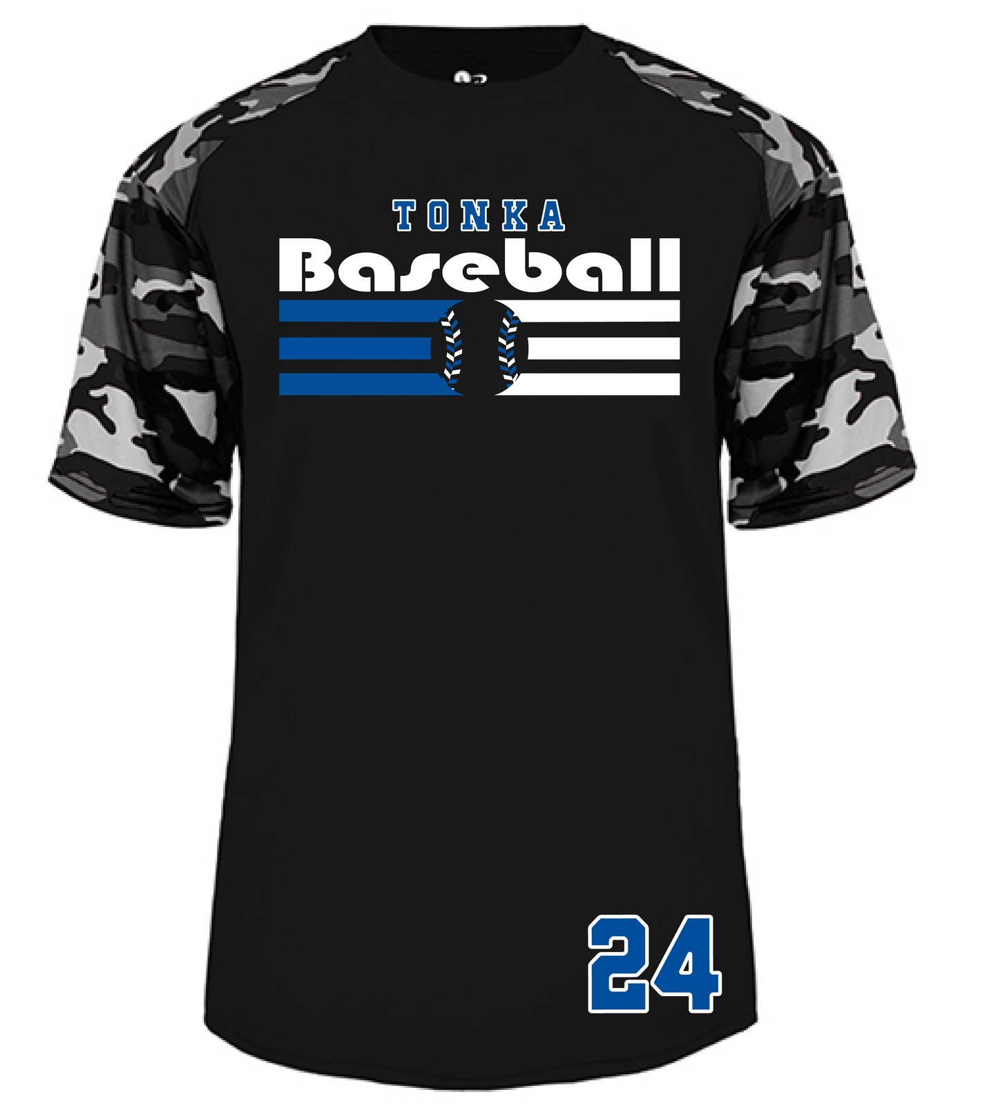 Baseball Men's Camo Sleeve Tee