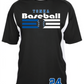 Baseball Men's Color Stripe Performance Tee