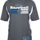 Baseball Men's Color Stripe Performance Tee