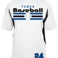 Baseball Men's Color Stripe Performance Tee