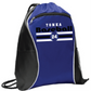 Baseball Drawstring Bag With Side Pockets