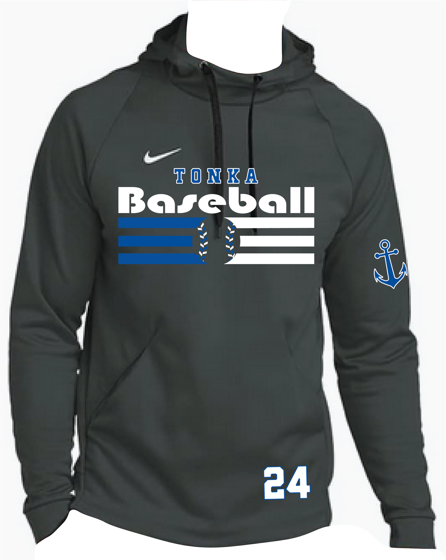 Baseball Men's Nike Therma Pullover Hoodie