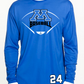 Baseball Men's Solid Color Performance Long Sleeve Tee