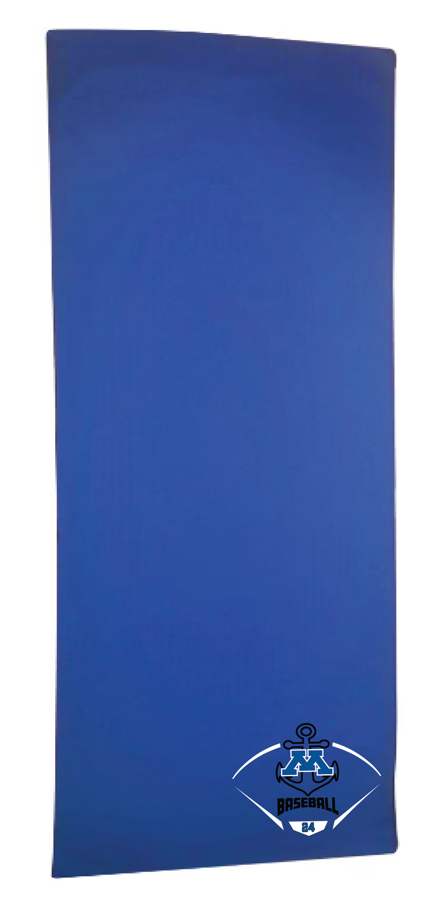 Baseball Royal Blue Chill Towel