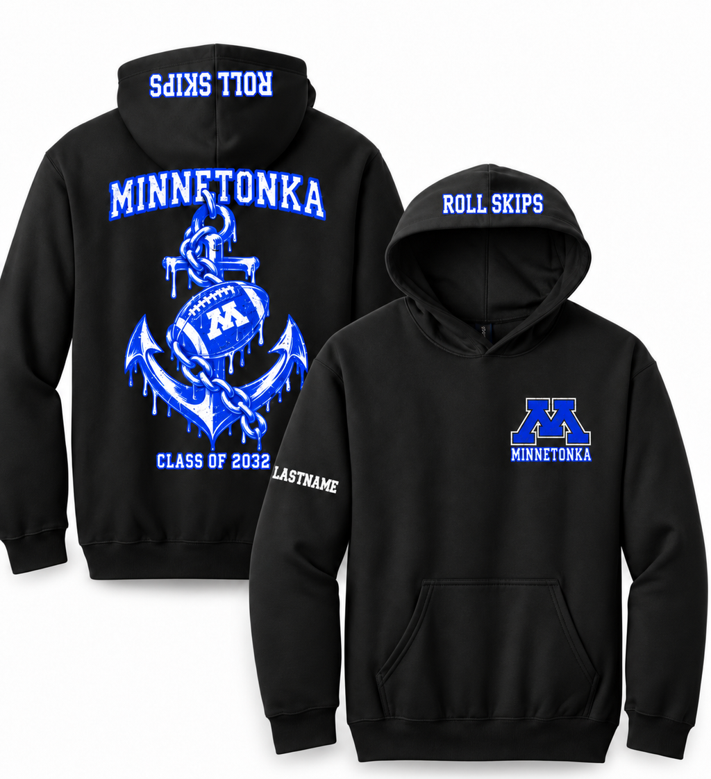 Class of 2032 Minnetonka Footbal Iowa Hoodie '26