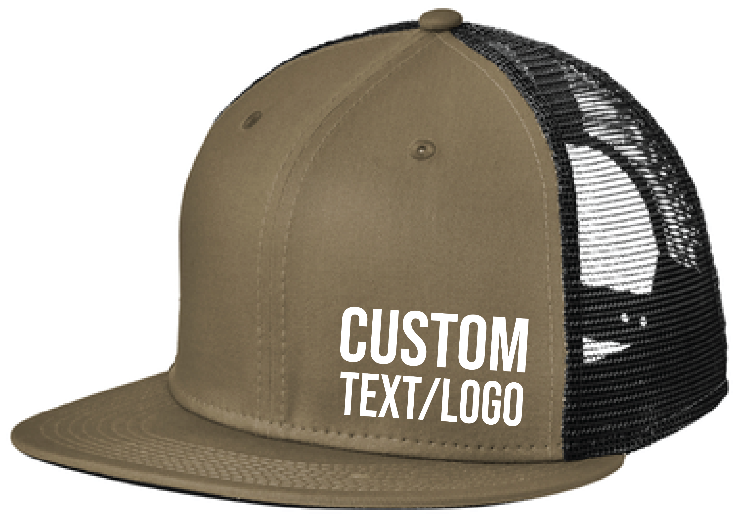 Custom New Era Snapback Flatbill Trucker Hat