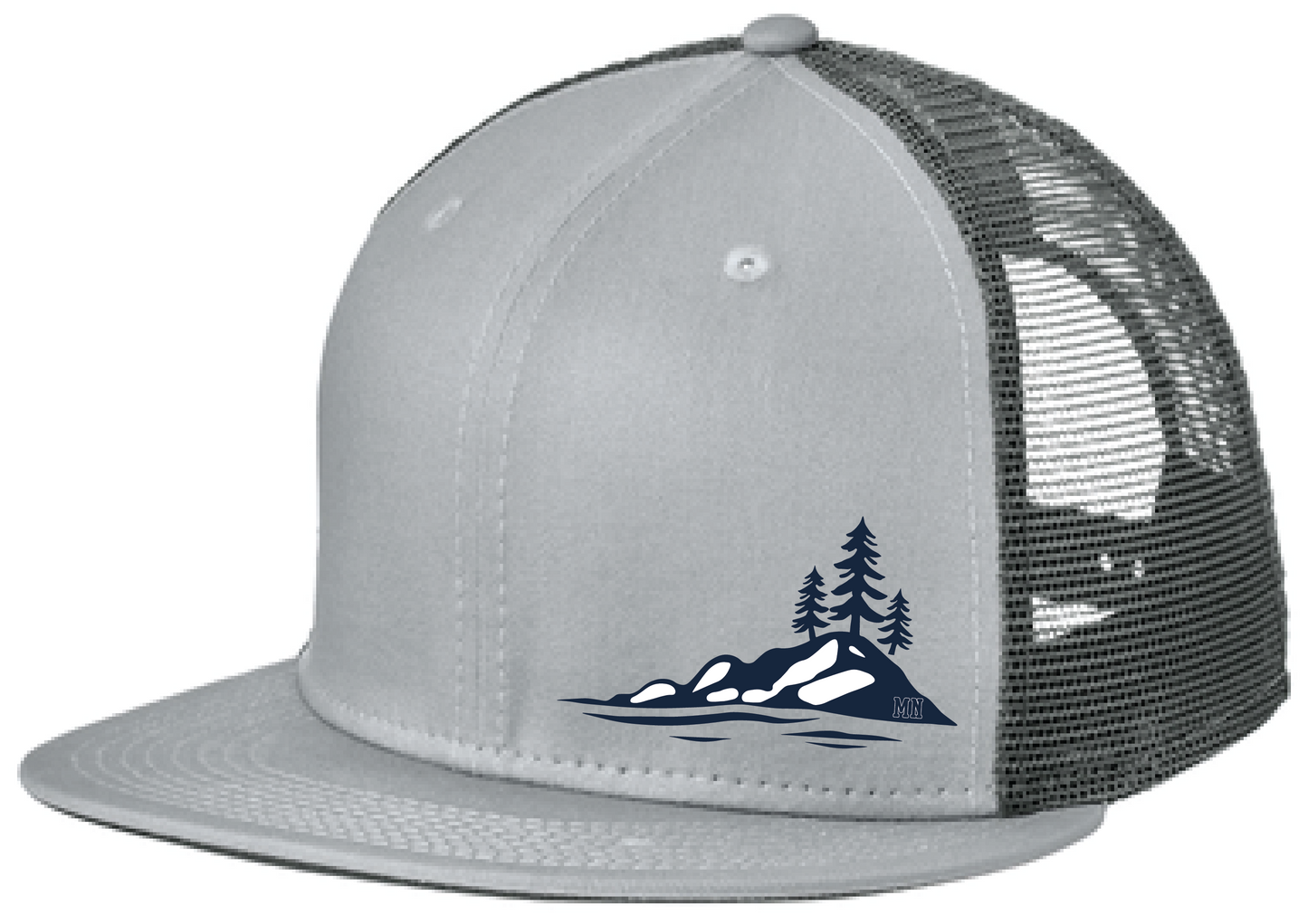 Baseball New Era Standard Fit Snapback Flatbill Trucker Hat