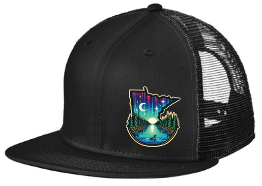 Baseball New Era Standard Fit Snapback Flatbill Trucker Hat