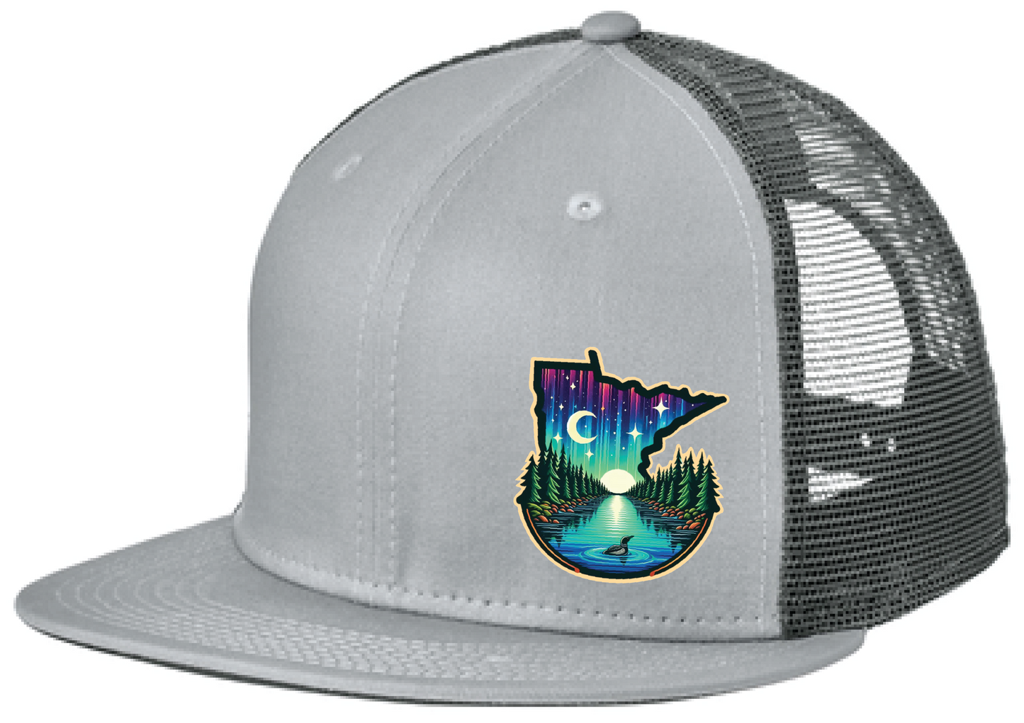Baseball New Era Standard Fit Snapback Flatbill Trucker Hat