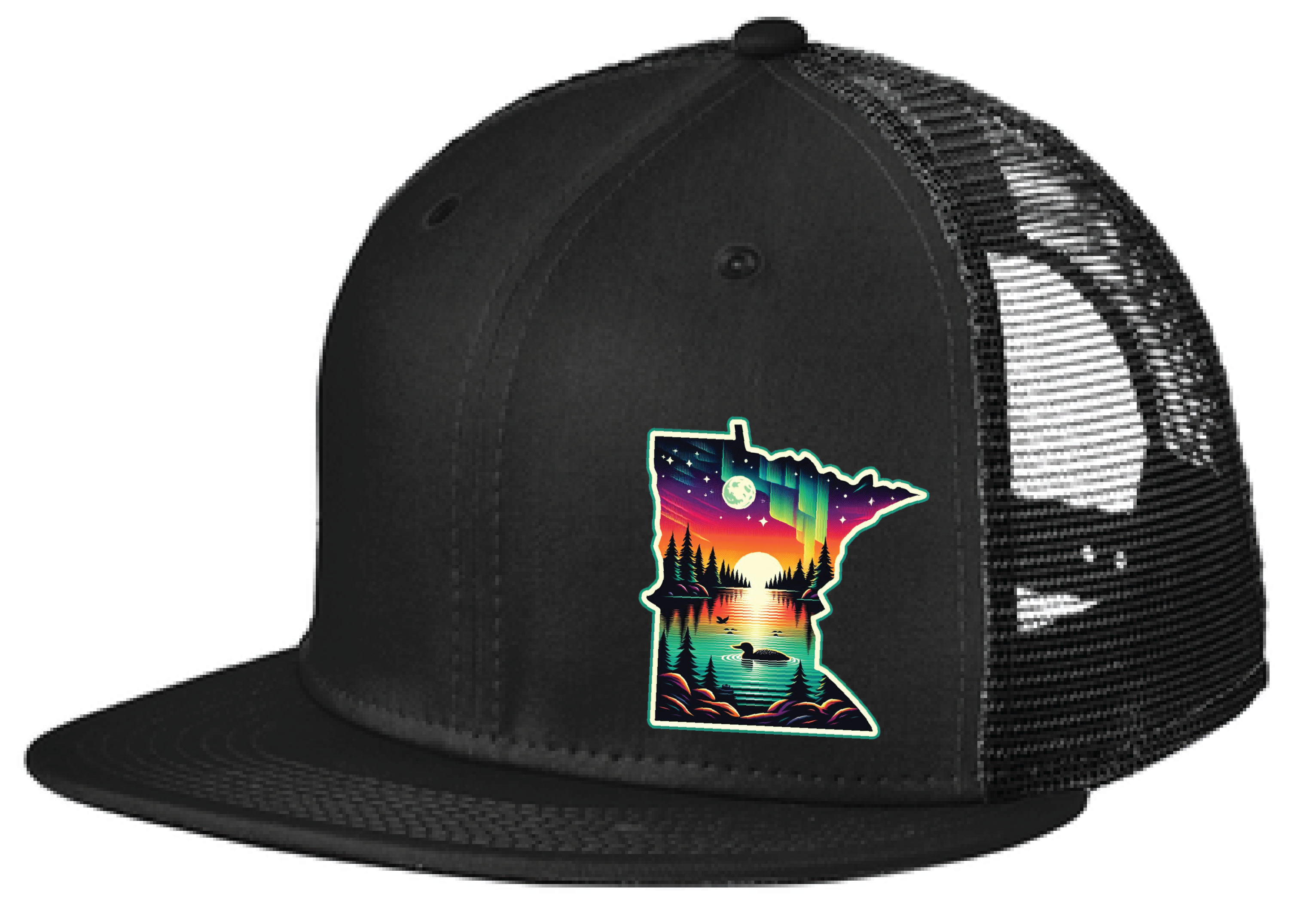 Minnesota New Era Standard Fit Snapback Flatbill Trucker Hat