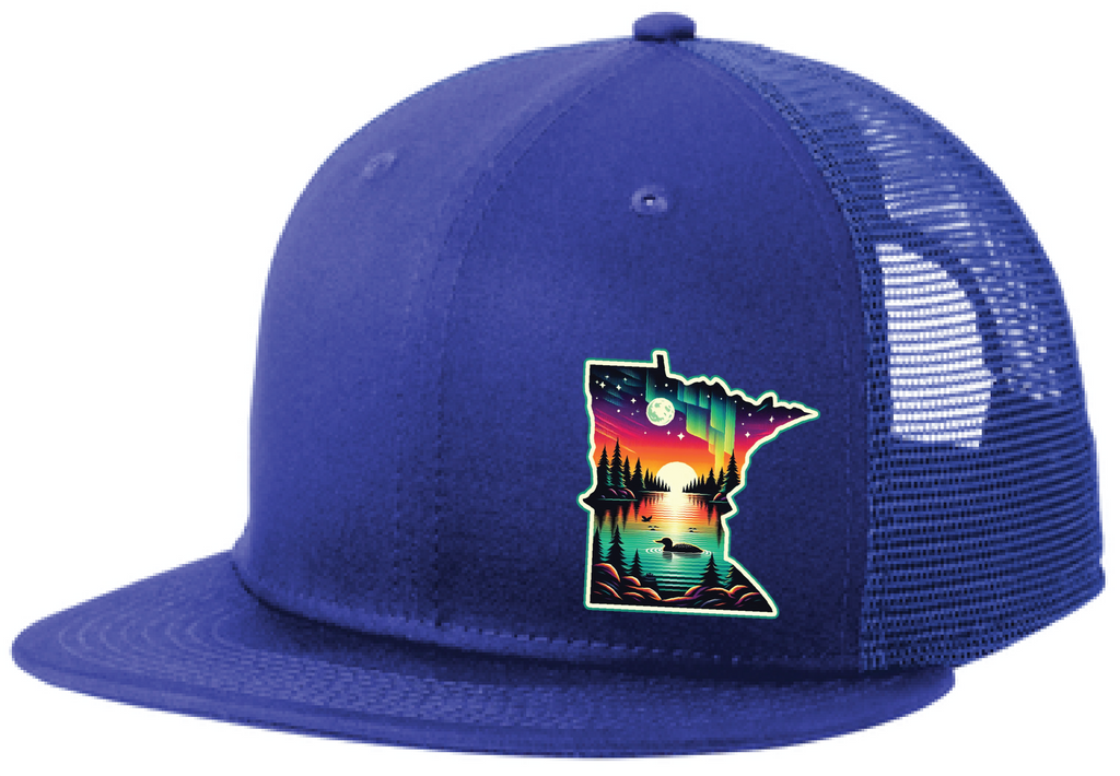 Minnesota New Era Standard Fit Snapback Flatbill Trucker Hat