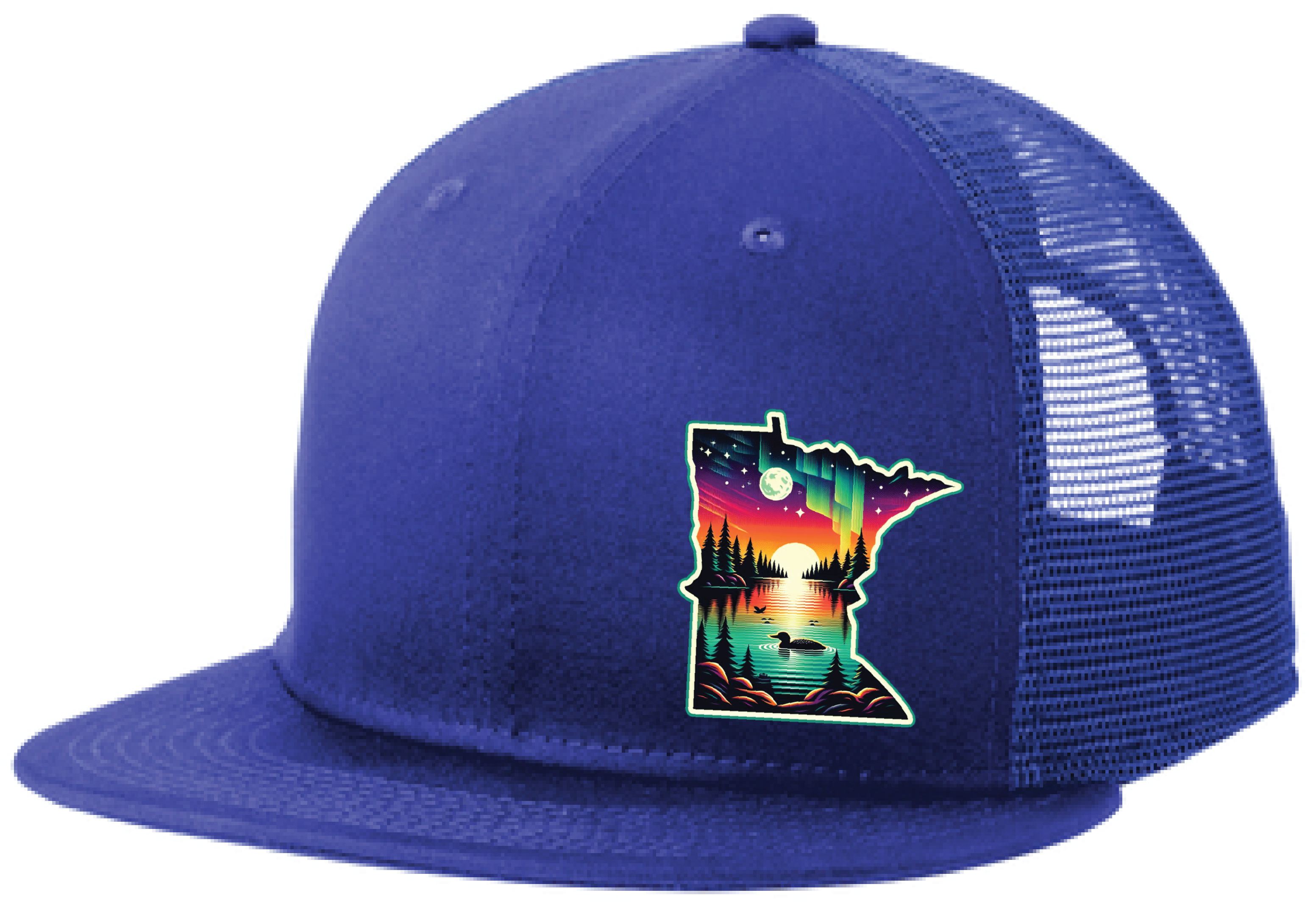 Minnesota New Era Standard Fit Snapback Flatbill Trucker Hat