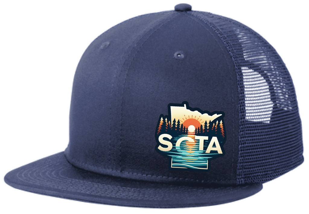 Minnesota New Era Standard Fit Snapback Flatbill Trucker Hat