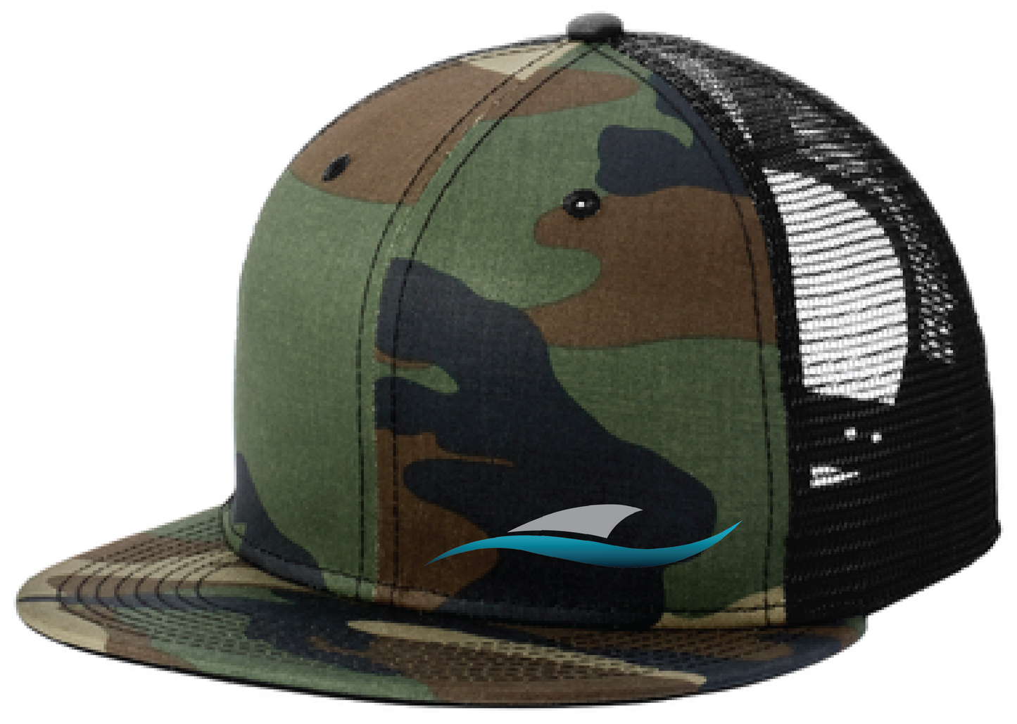 Shark Bait New Era Standard Fit Snapback Flatbill Trucker Hat