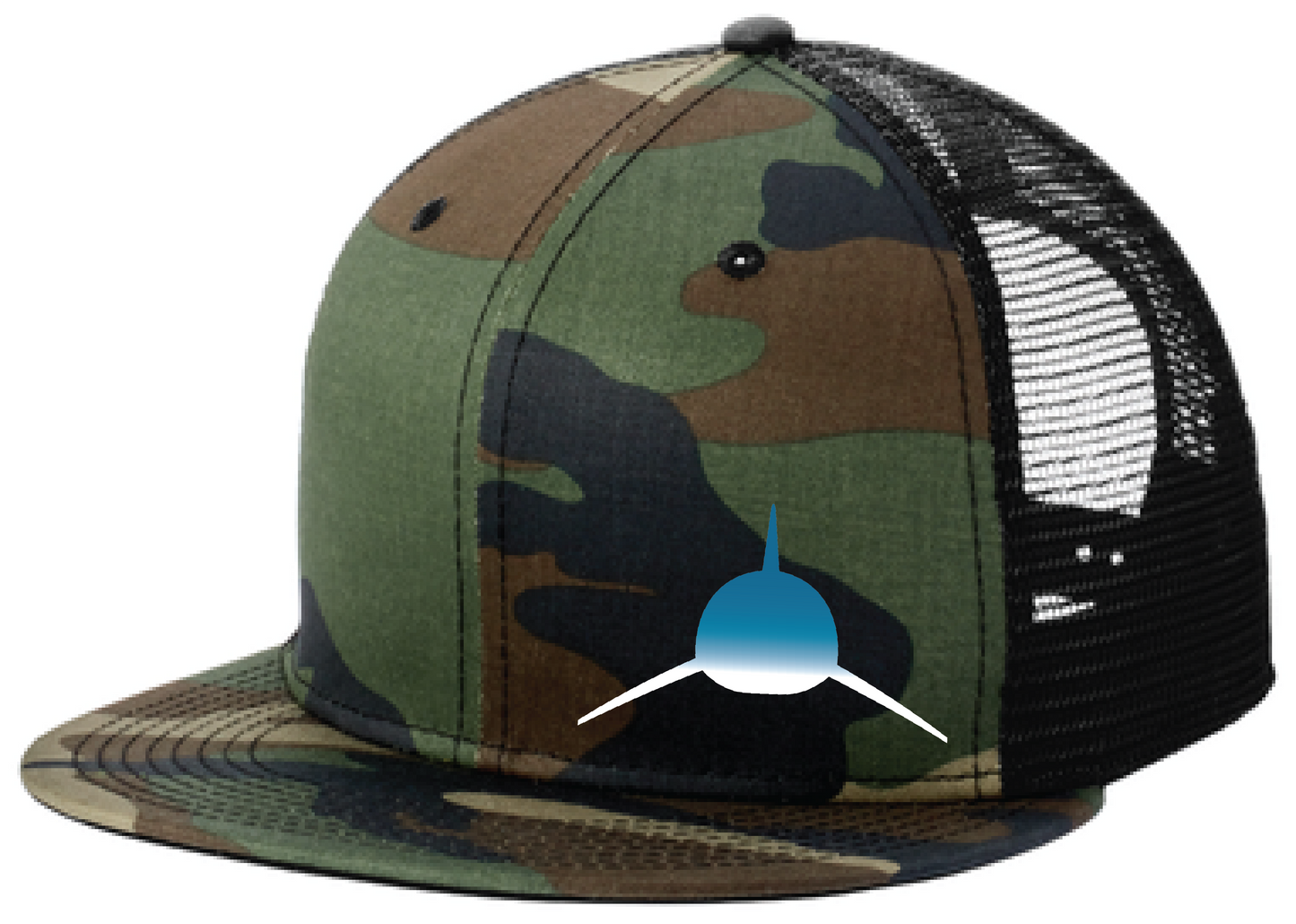 Shark Bait New Era Standard Fit Snapback Flatbill Trucker Hat
