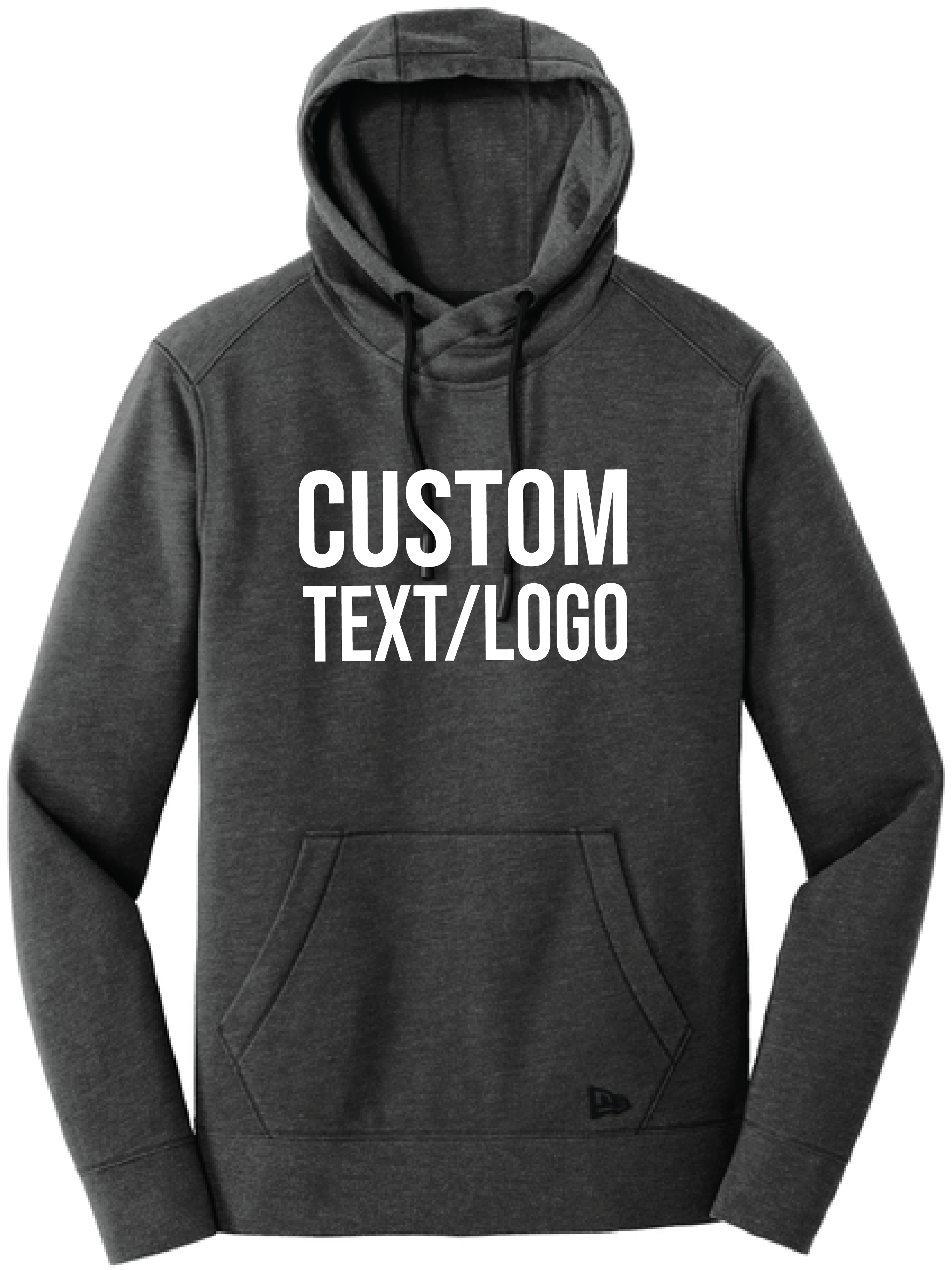 Custom Men's New Era Tri-Blend Fleece Hoodie
