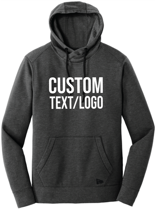 Custom Men's New Era Tri-Blend Fleece Hoodie