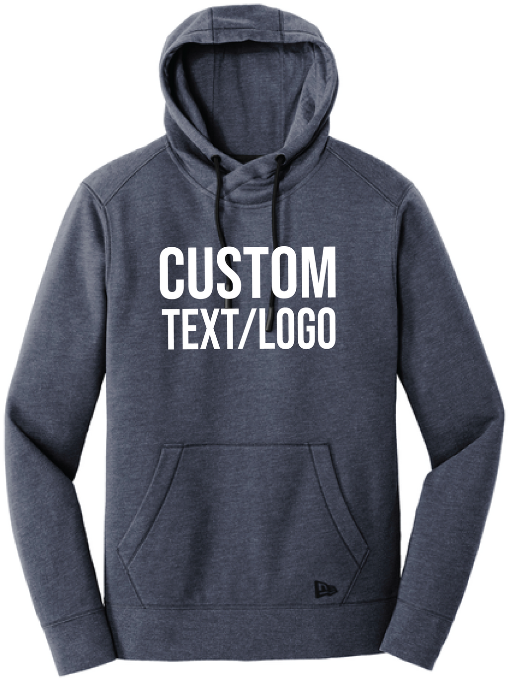 Custom Men's New Era Tri-Blend Fleece Hoodie