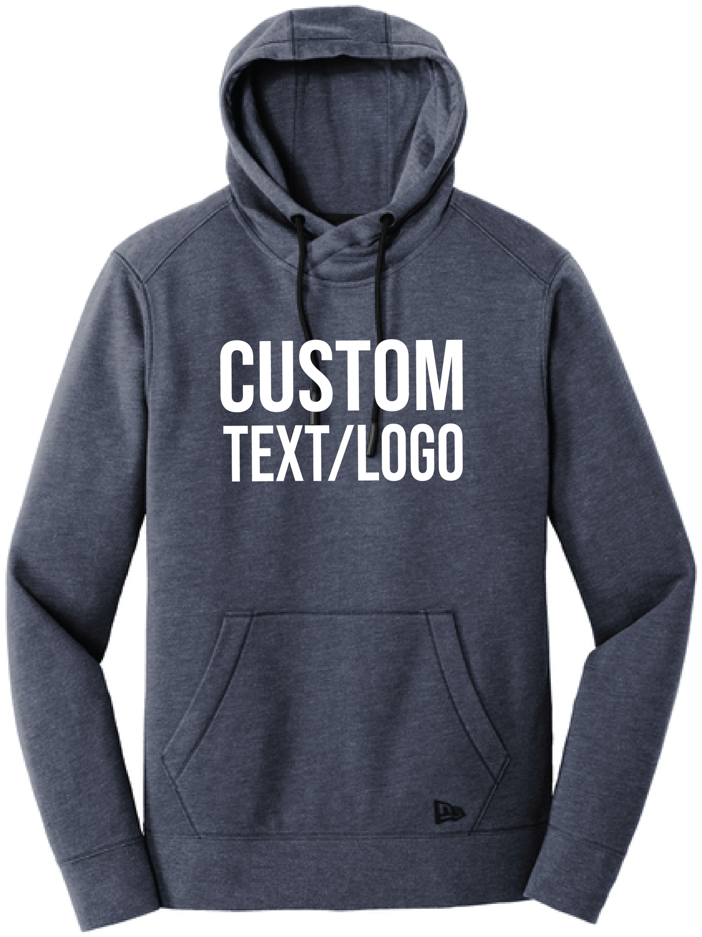 Custom Men's New Era Tri-Blend Fleece Hoodie