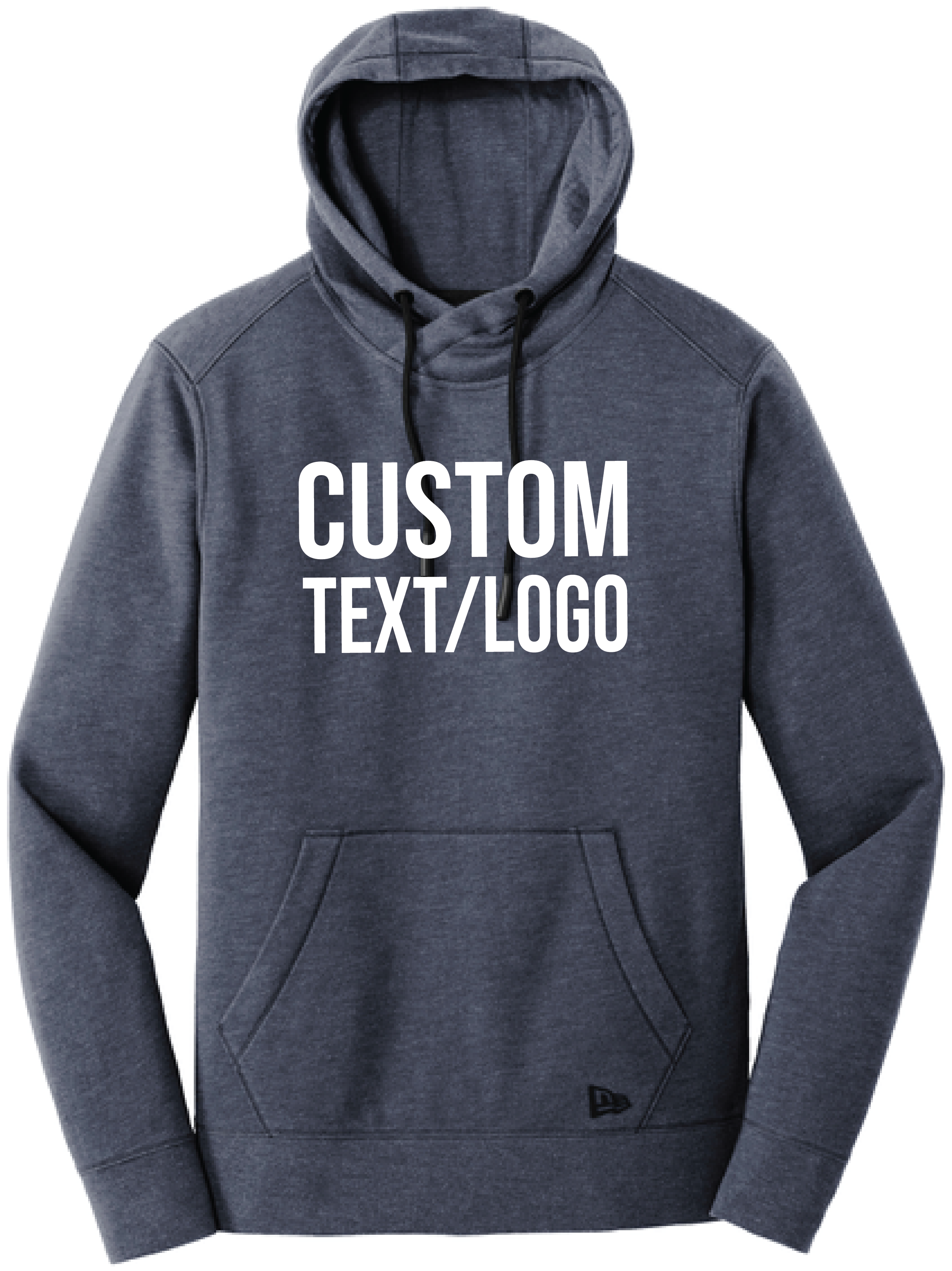Custom Men's New Era Tri-Blend Fleece Hoodie