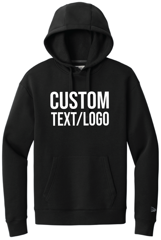 Custom Men's New Era Heritage Fleece Hoodie