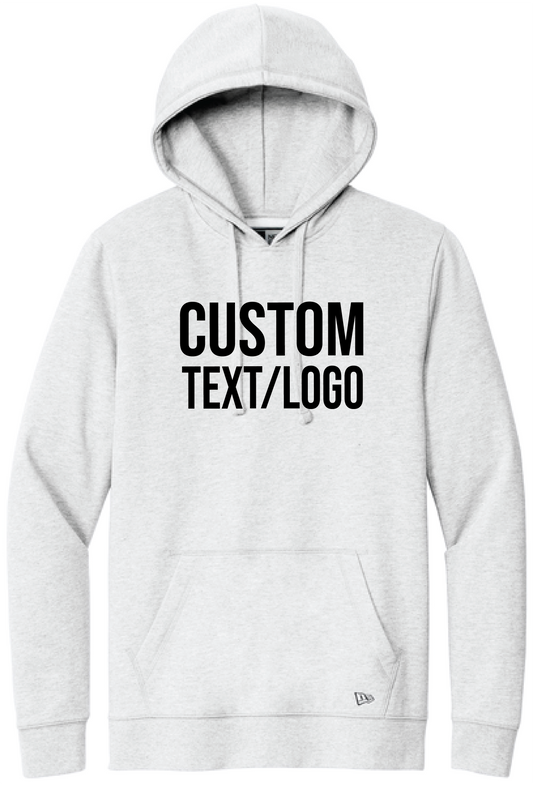 Custom Men's New Era Comeback Fleece Hoodie