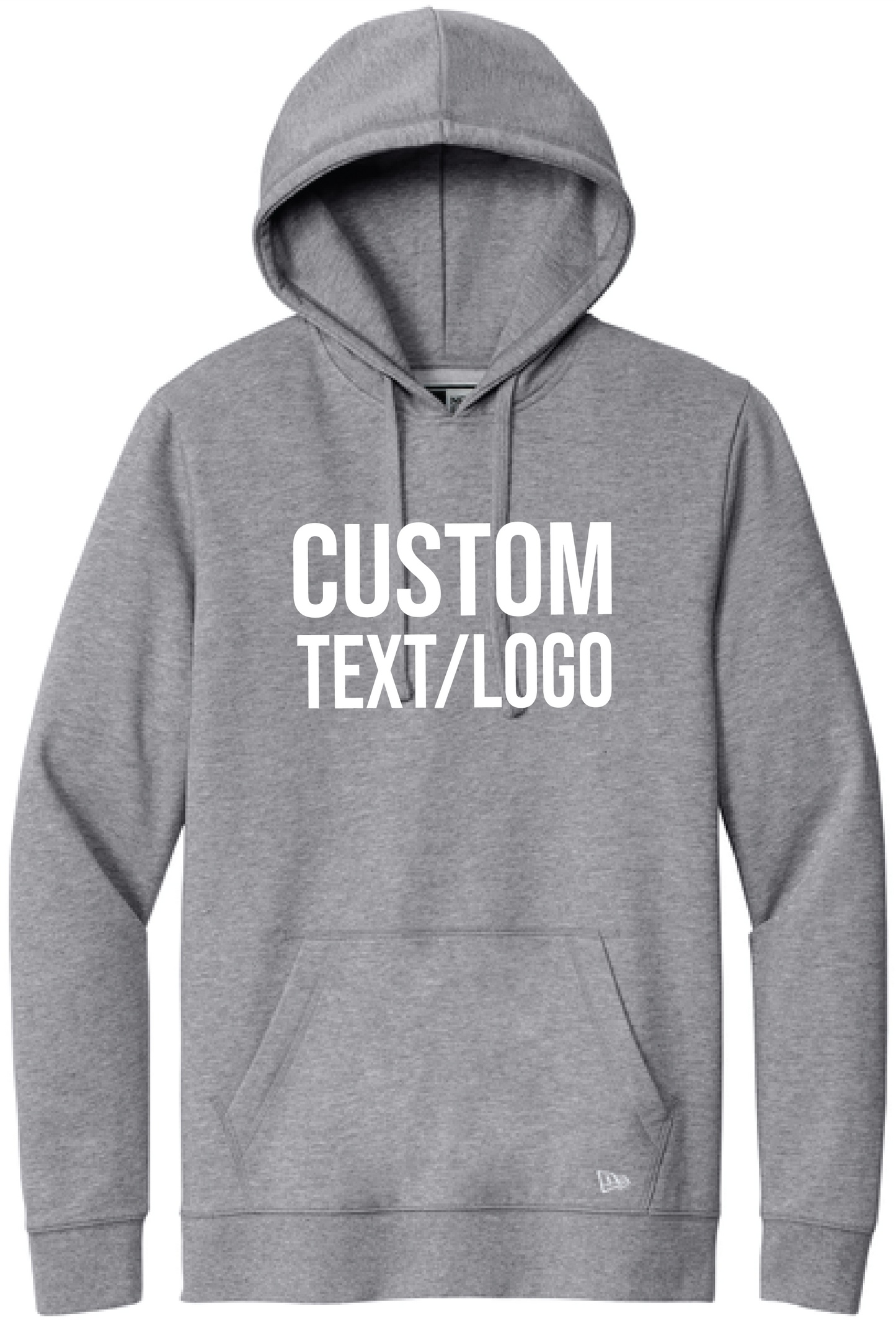 Custom Men's New Era Comeback Fleece Hoodie