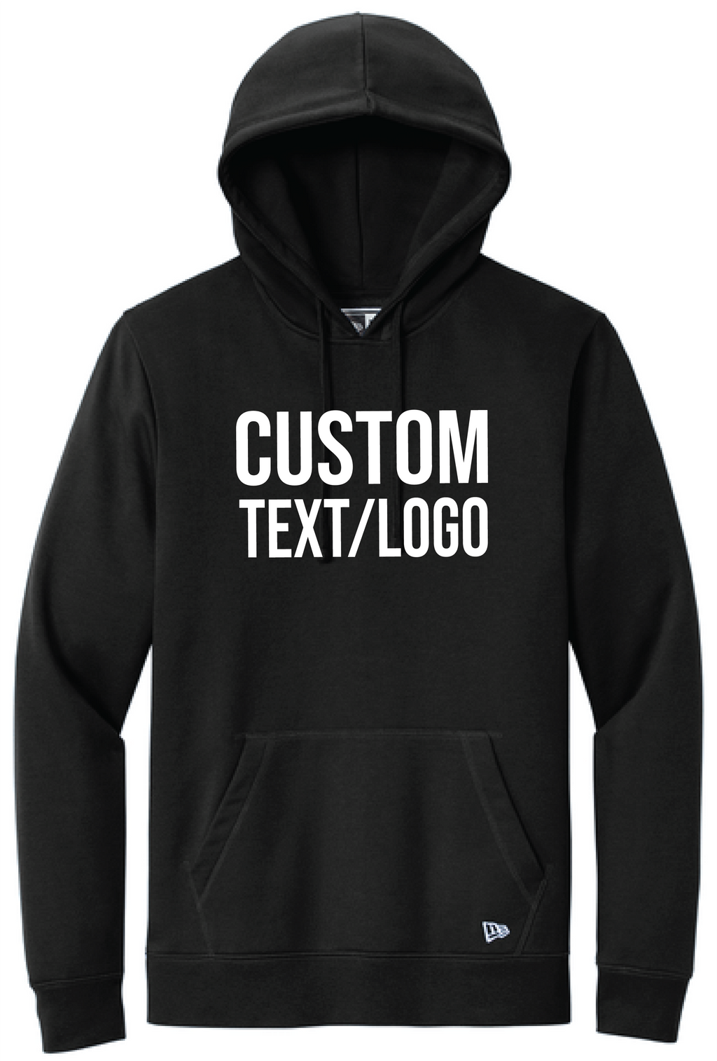 Custom Men's New Era Comeback Fleece Hoodie