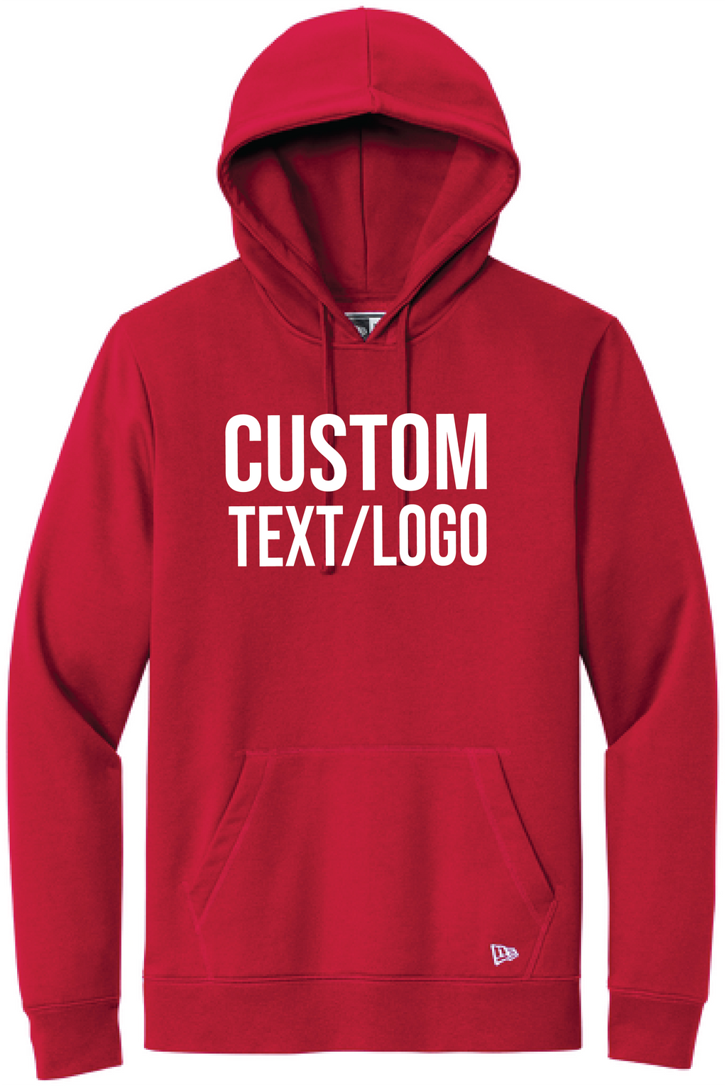 Custom Men's New Era Comeback Fleece Hoodie