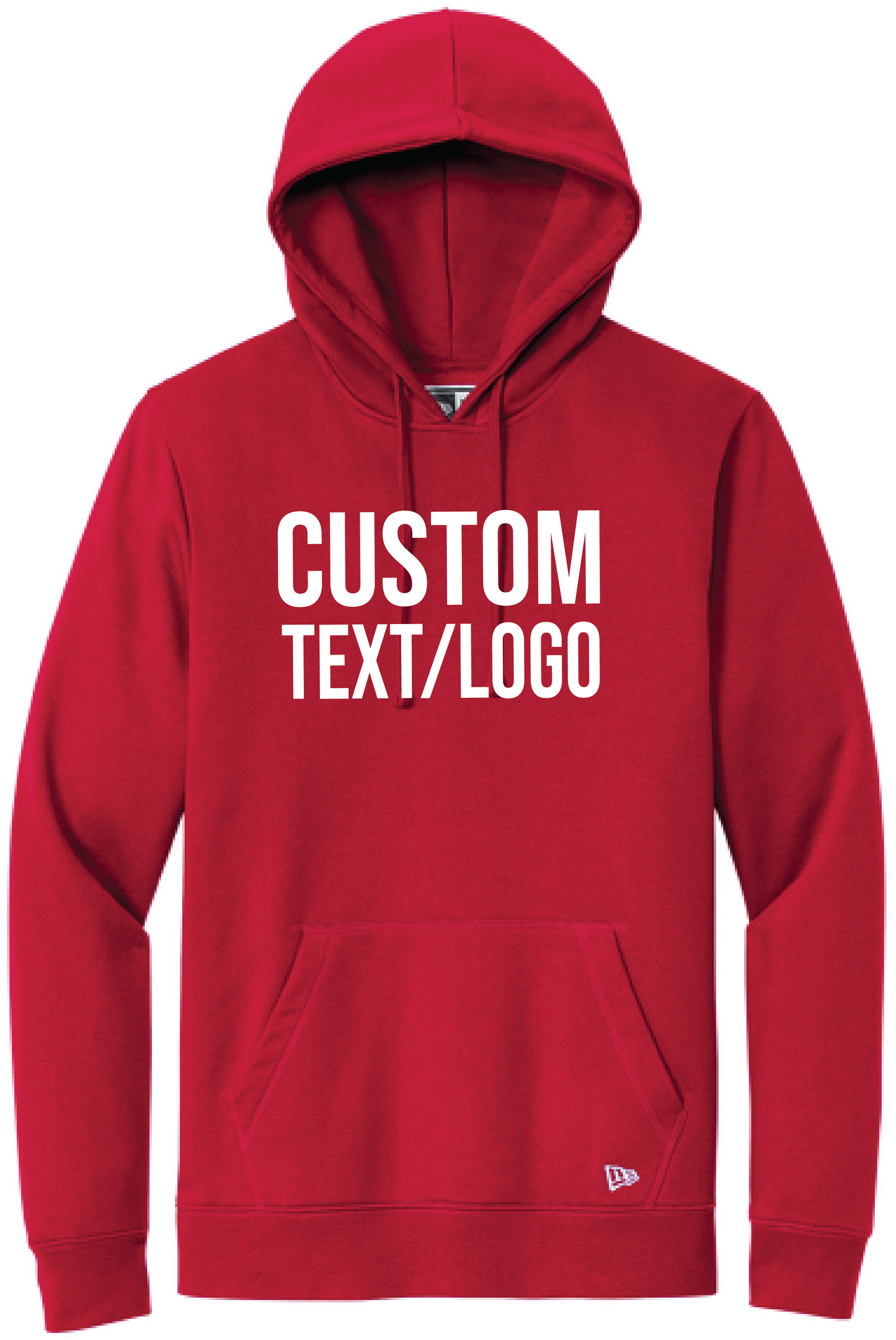 Custom Men's New Era Comeback Fleece Hoodie