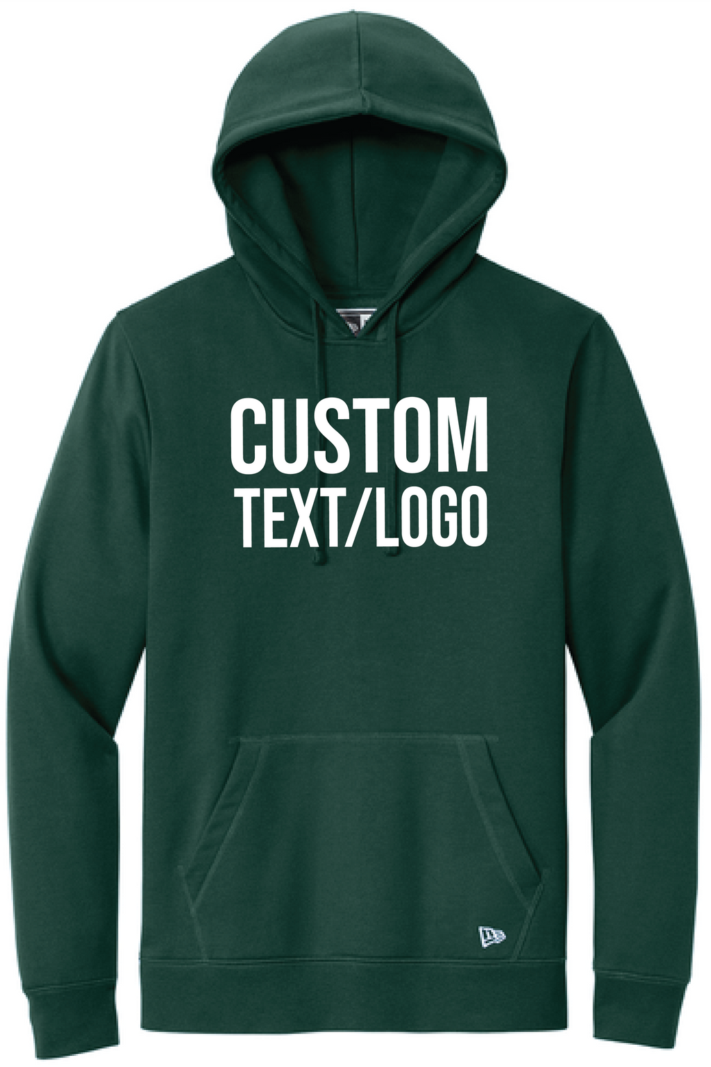 Custom Men's New Era Comeback Fleece Hoodie