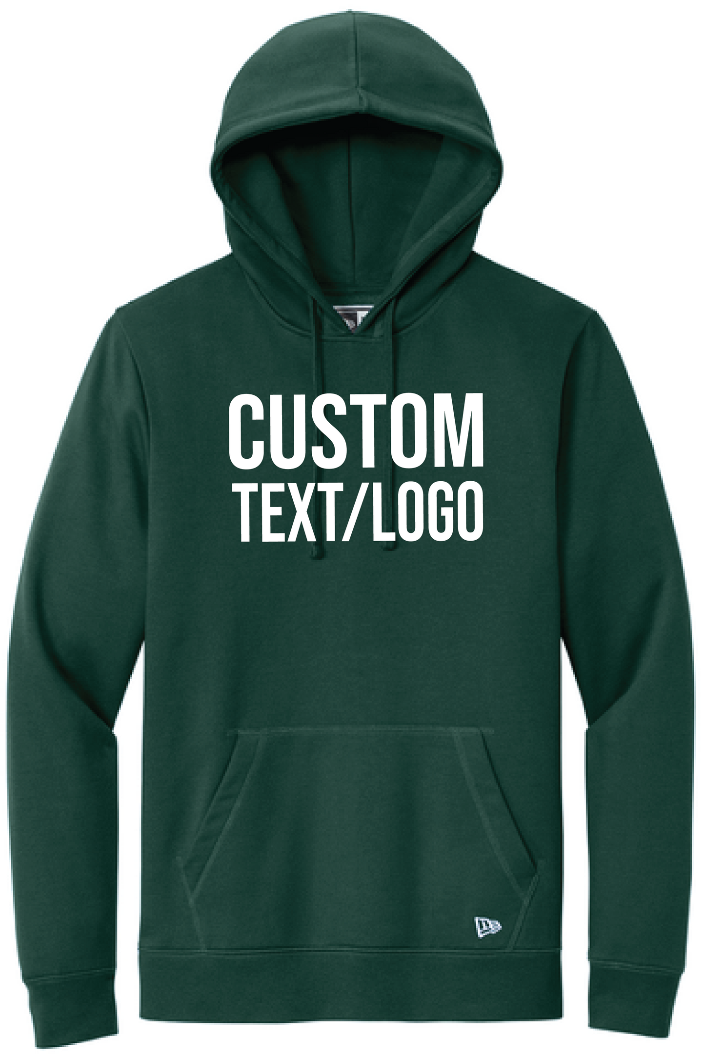 Custom Men's New Era Comeback Fleece Hoodie