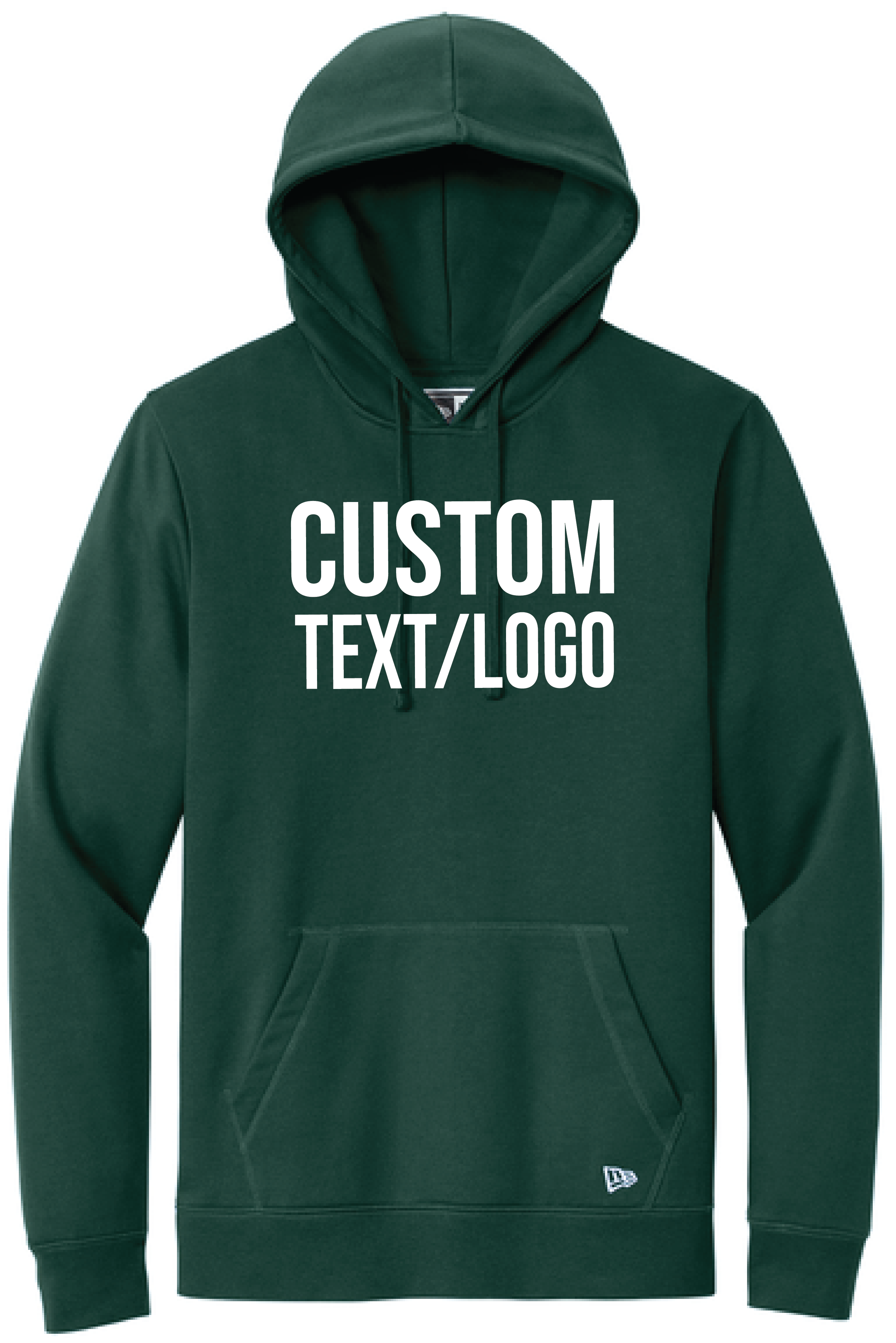Custom Men's New Era Comeback Fleece Hoodie
