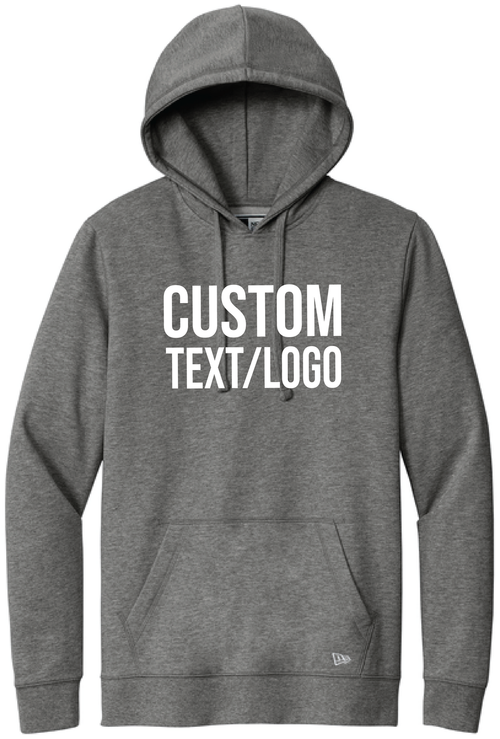Custom Men's New Era Comeback Fleece Hoodie