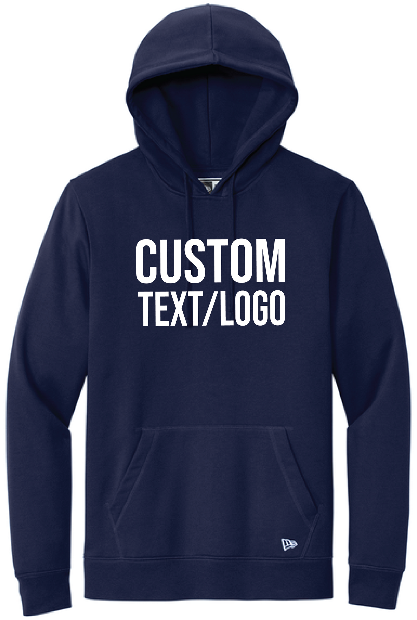 Custom Men's New Era Comeback Fleece Hoodie