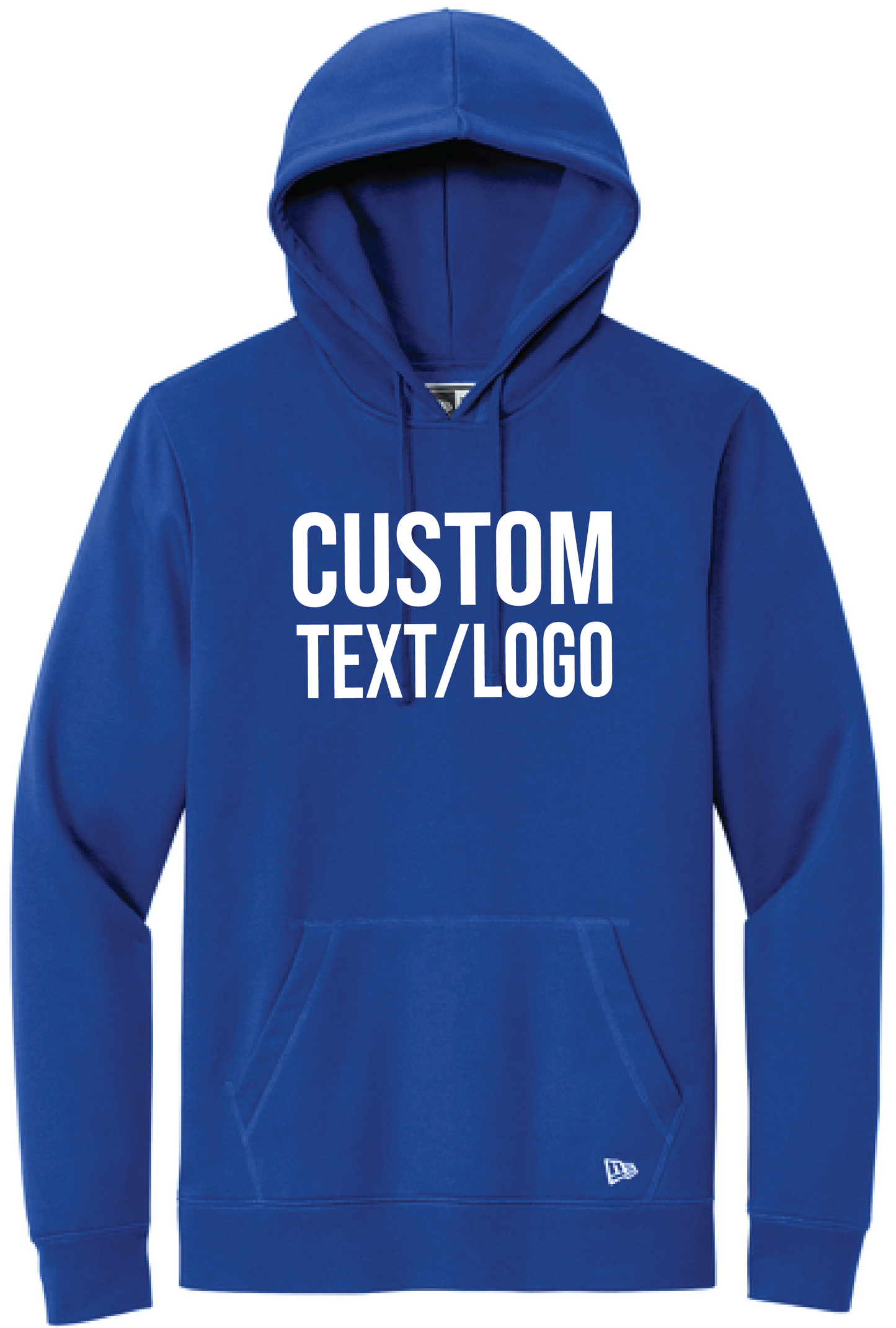 Custom Men's New Era Comeback Fleece Hoodie