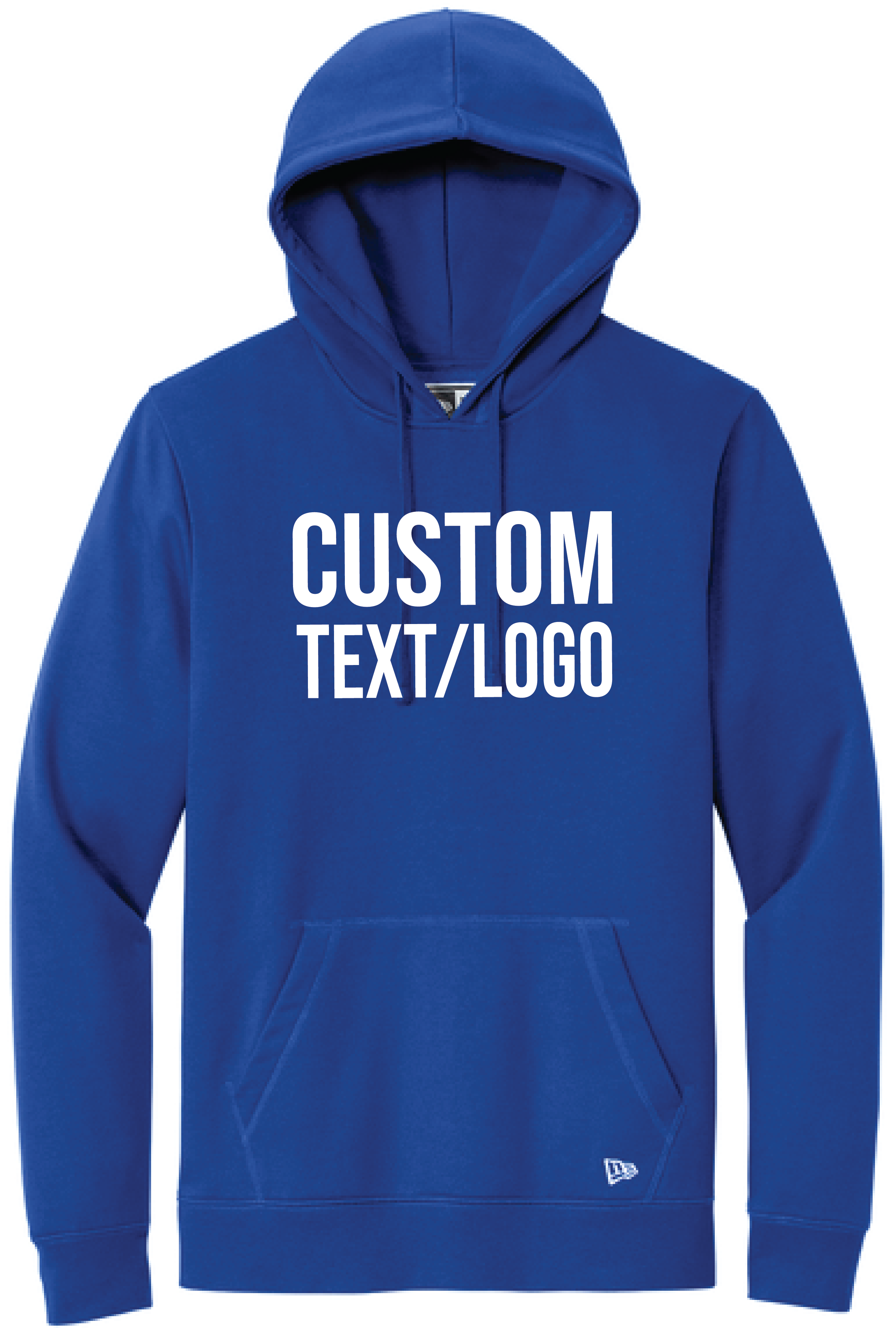 Custom Men's New Era Comeback Fleece Hoodie