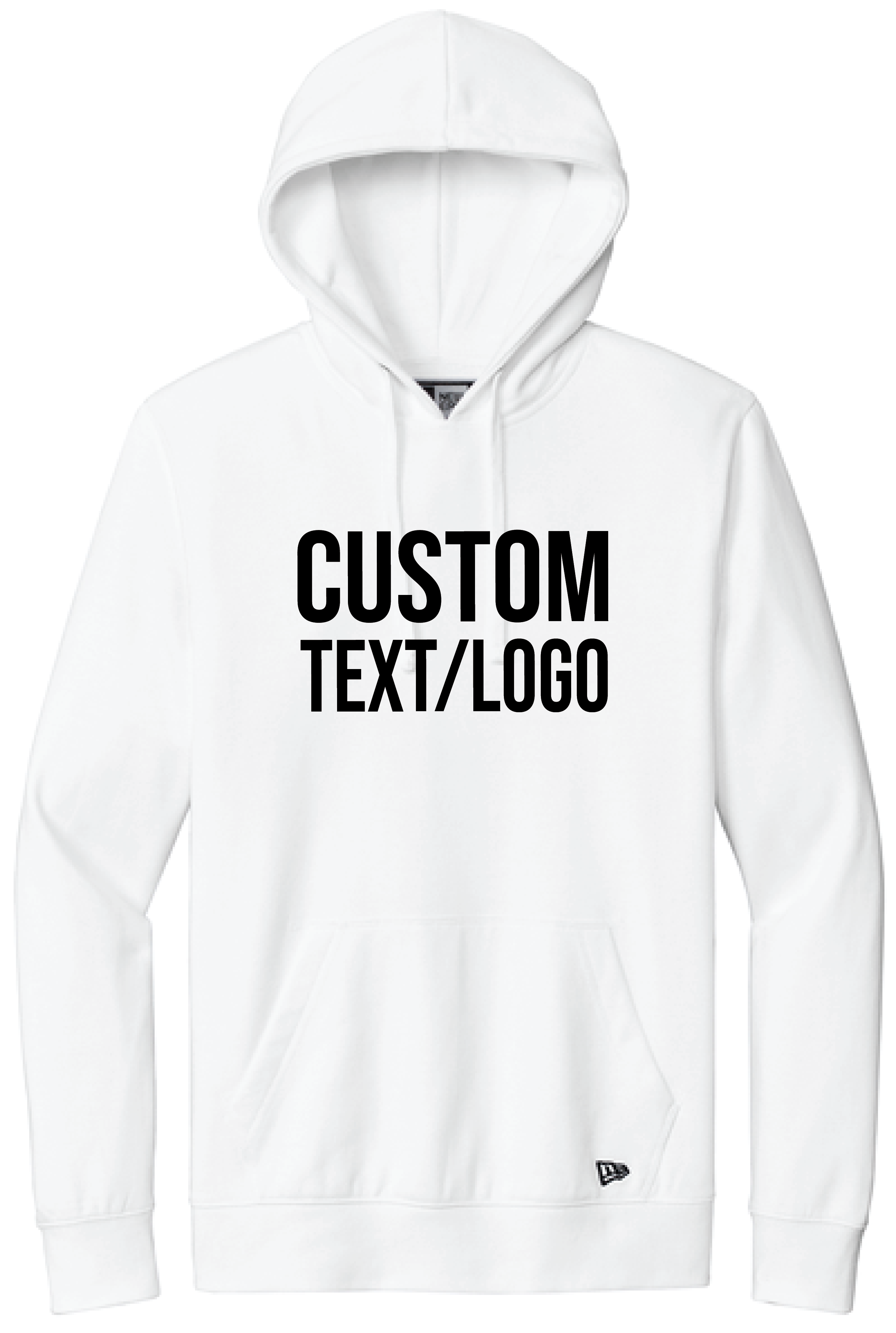 Custom Men's New Era Comeback Fleece Hoodie
