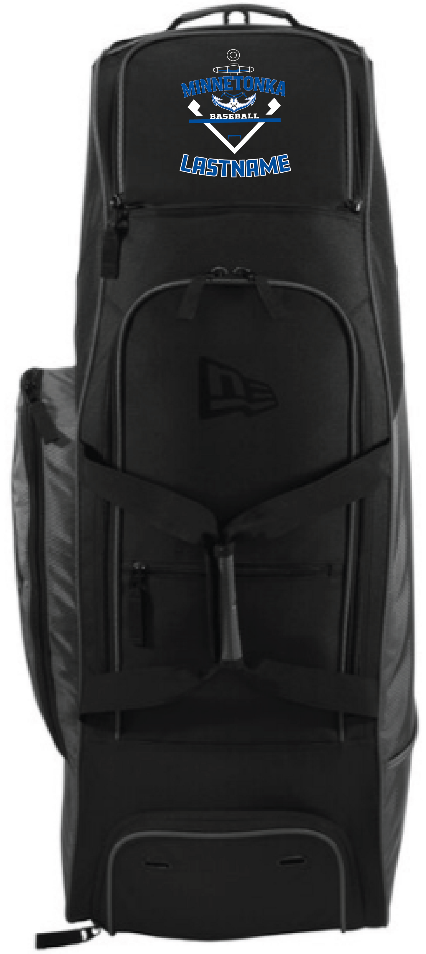 Baseball NEB701 New Era Shutout Wheeled Bat Bag