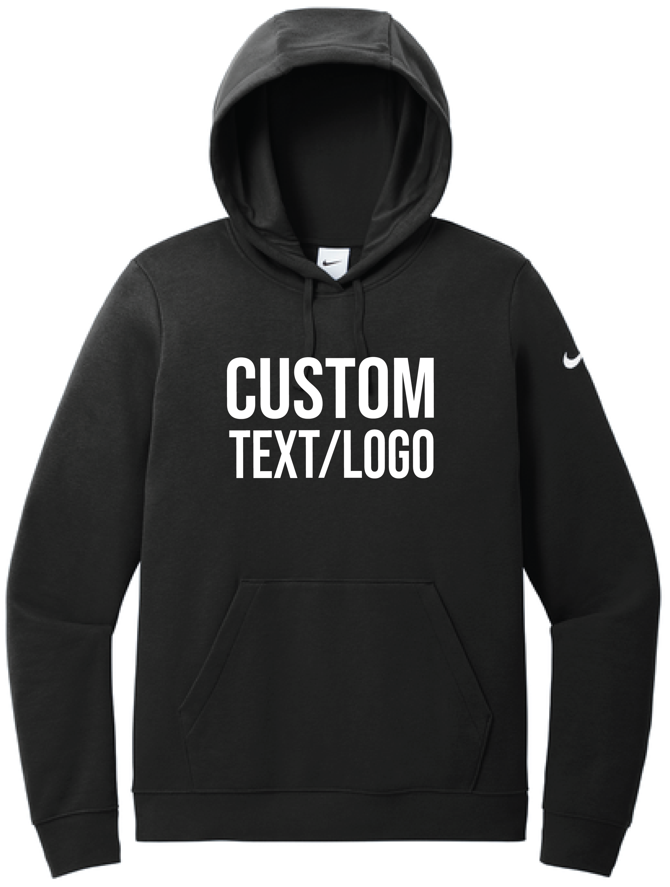 Custom Women's Nike Club Fleece Pullover Hoodie