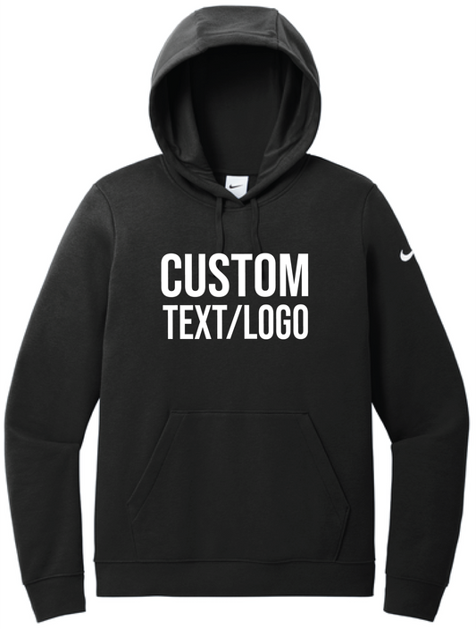 Custom Women's Nike Club Fleece Pullover Hoodie