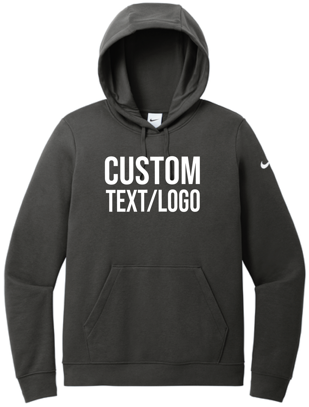 Custom Women's Nike Club Fleece Pullover Hoodie